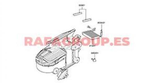 Intercambiador de calor habitaculo